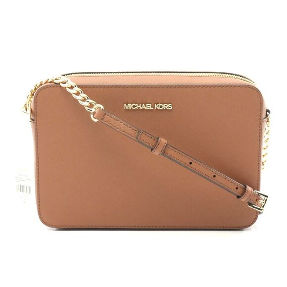 Michael Kors Jet Set Leather Crossbody Bag - Picture 1 of 4